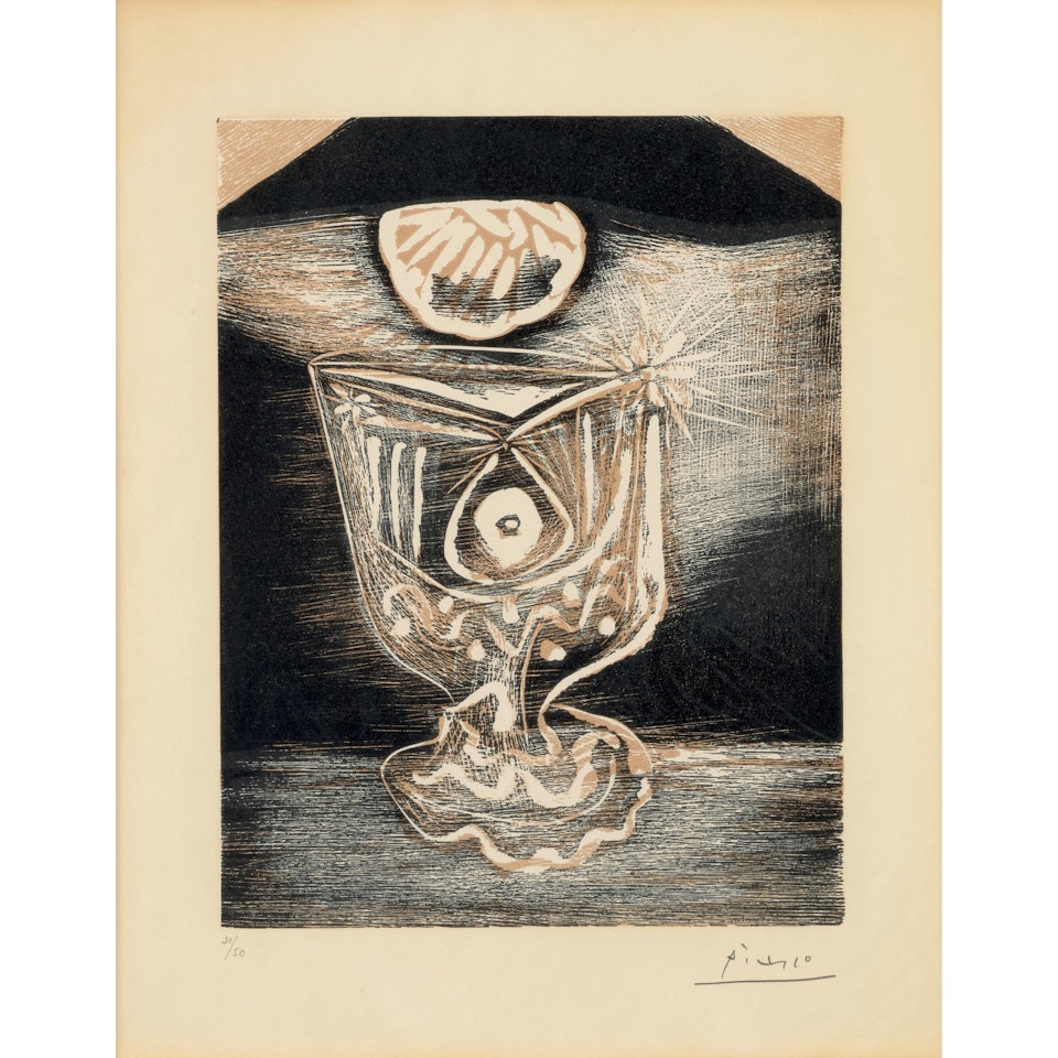 Le verre sous la lampe (The Glass under the Lamp) by Pablo Picasso