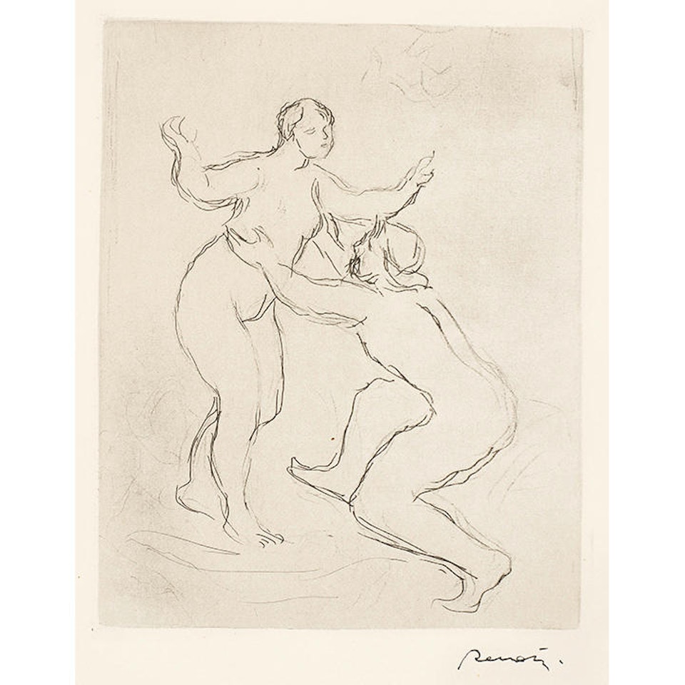 Le fleuve Scamandre, 1re planche (The River Scamander, 1st Plate) by Pierre-Auguste Renoir