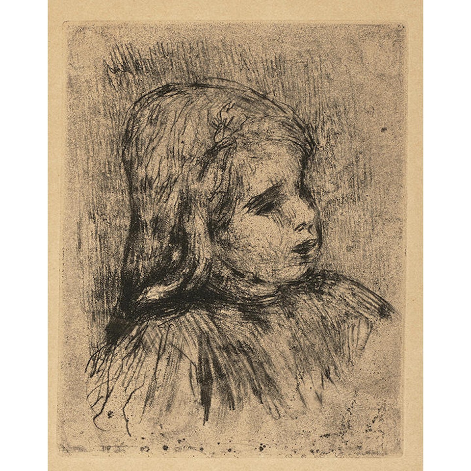 Claude Renoir, de trois-quarts à droite (Claude Renoir, Three-Quarters to the Right) by Pierre-Auguste Renoir