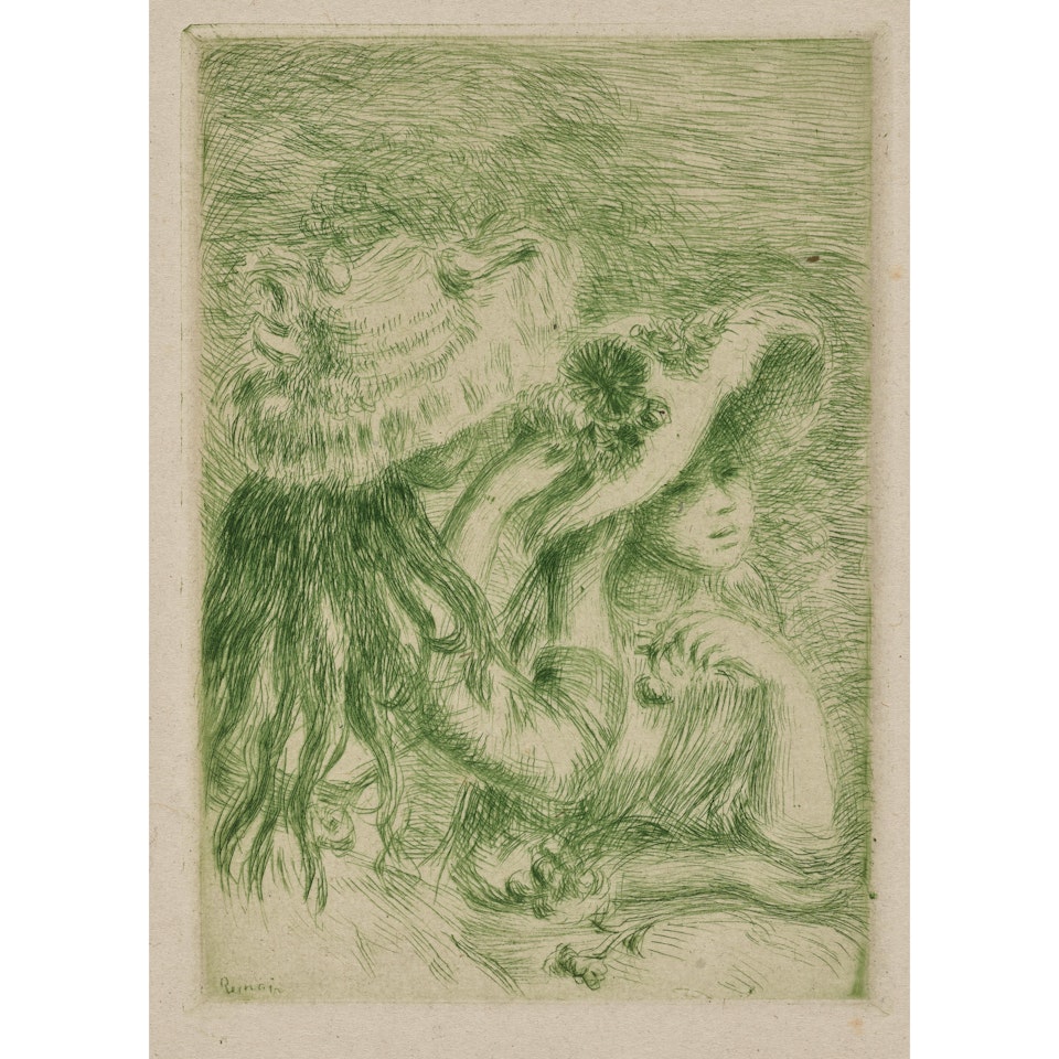 Le chapeau épinglé, 3e planche (The Pinned Hat, 3rd Plate) by Pierre-Auguste Renoir