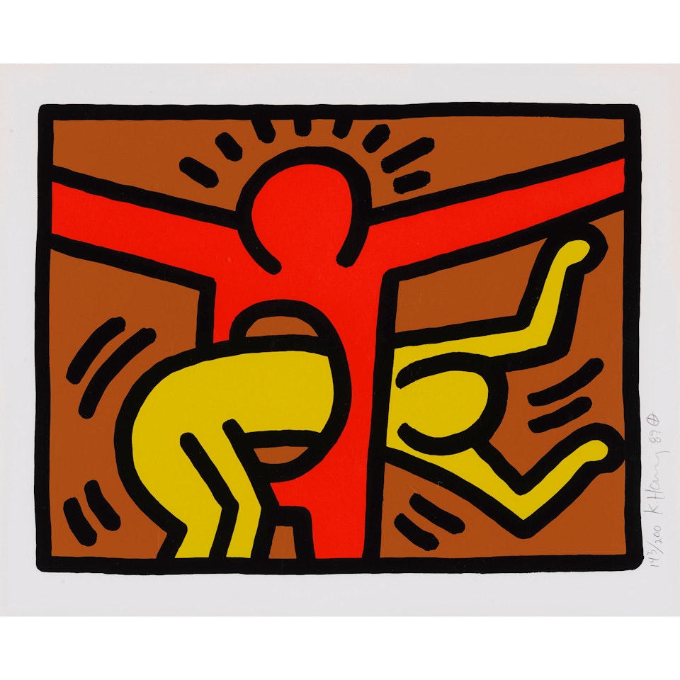 Plate III, from Pop Shop IV by Keith Haring