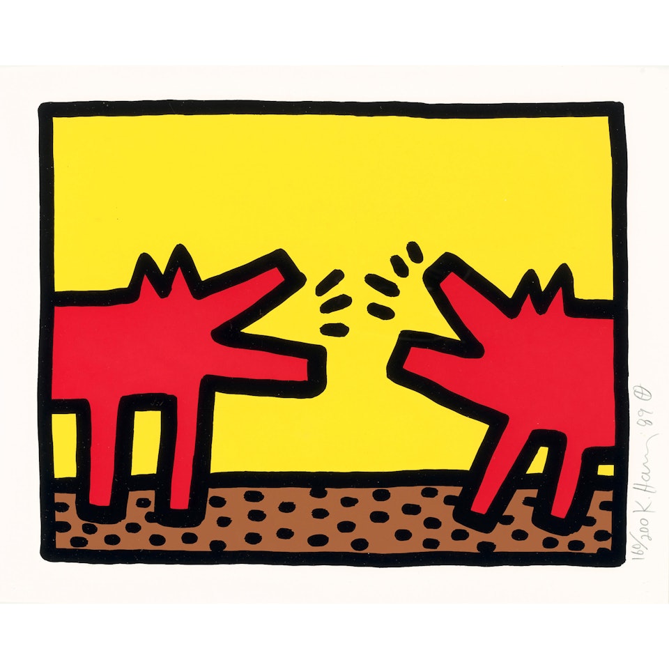 Plate IV, from Pop Shop IV by Keith Haring