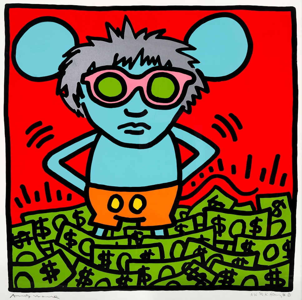 Andy Mouse by Keith Haring