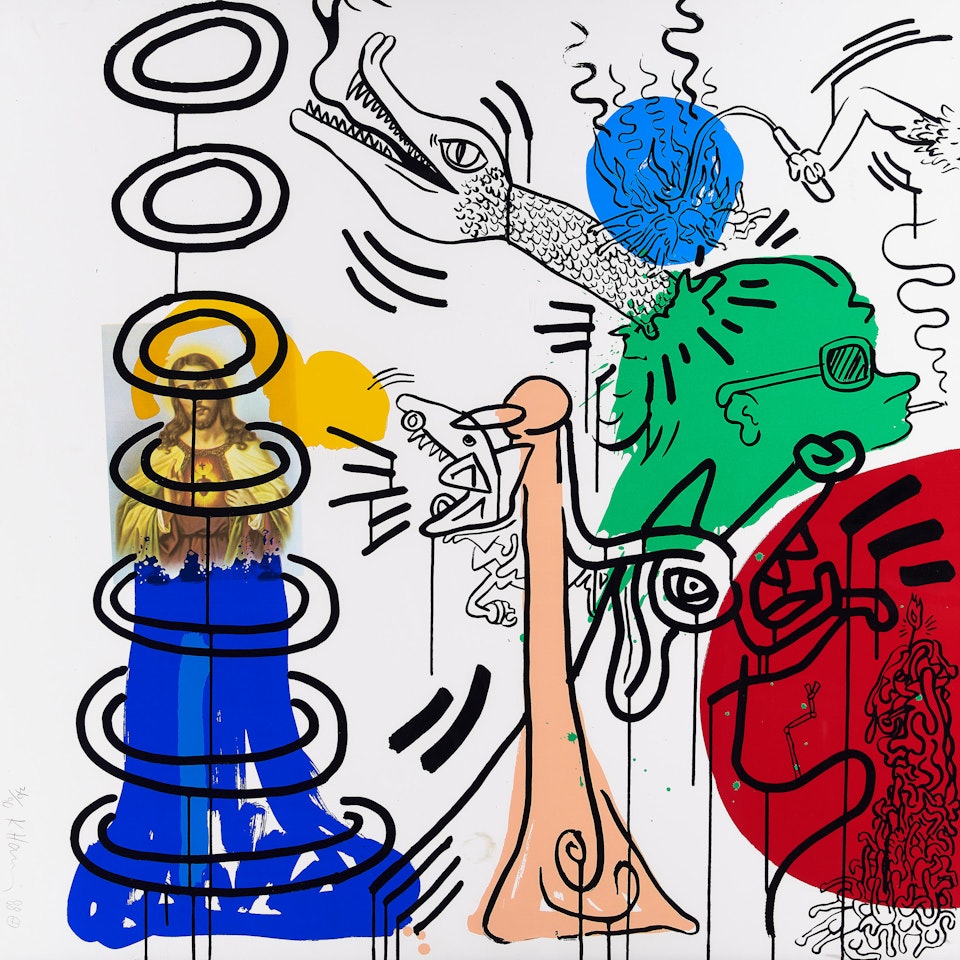 Untitled (Apocalypse 5), from Apocalypse by Keith Haring