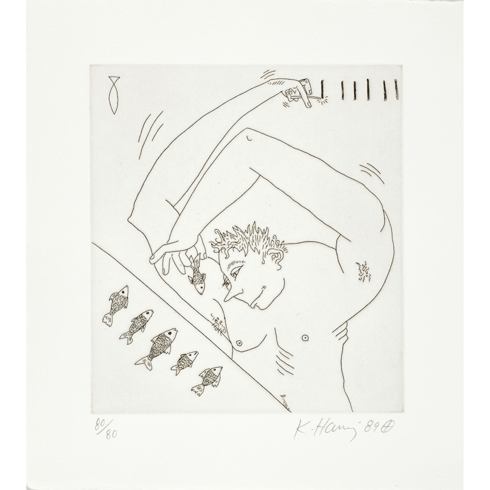 Untitled VII, from The Valley by Keith Haring