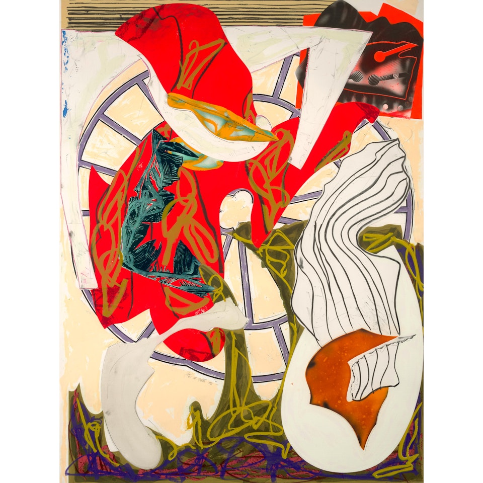 A Squeeze of the Hand, from The Waves by Frank Stella