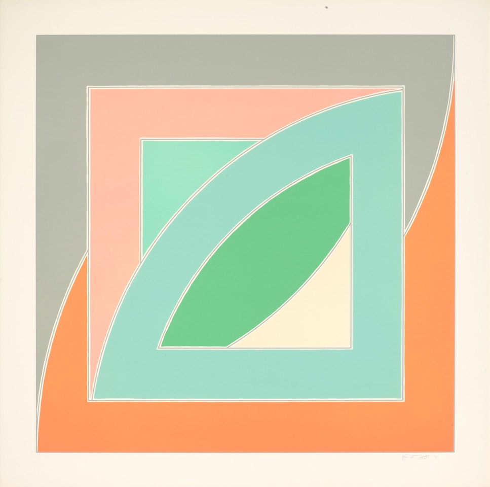 River of Ponds IV, Newfoundland Series by Frank Stella