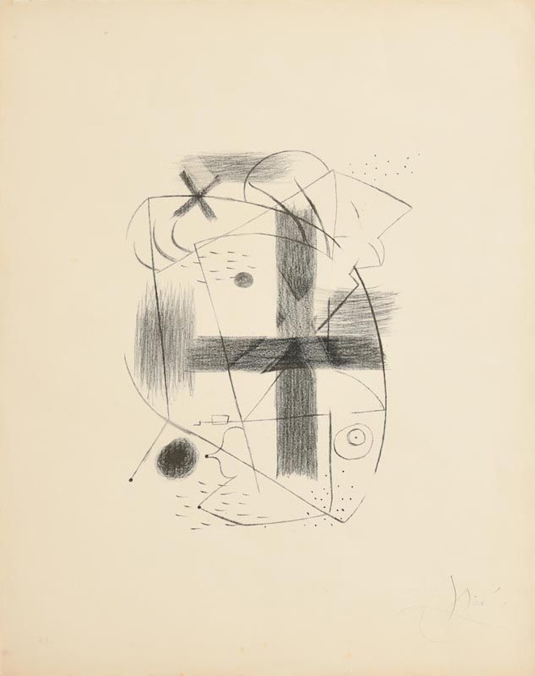 Lithograph II by Joan Miró