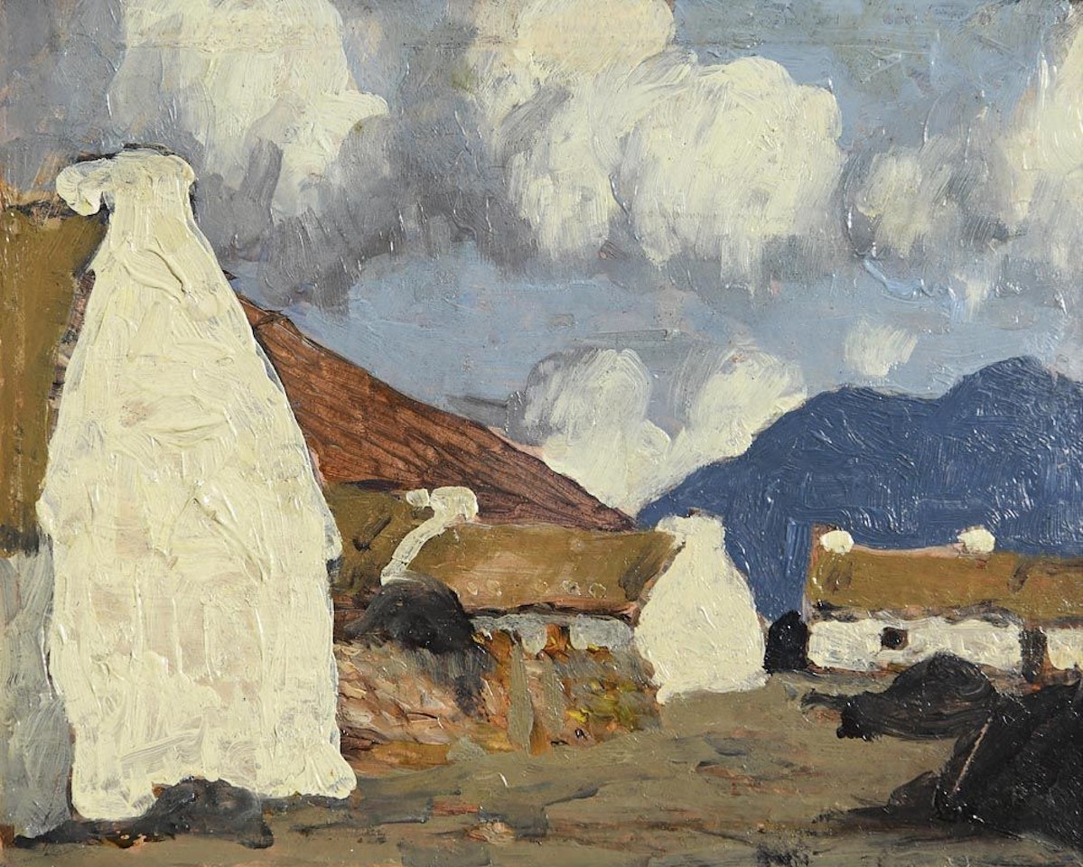 A Western Village by Paul Henry