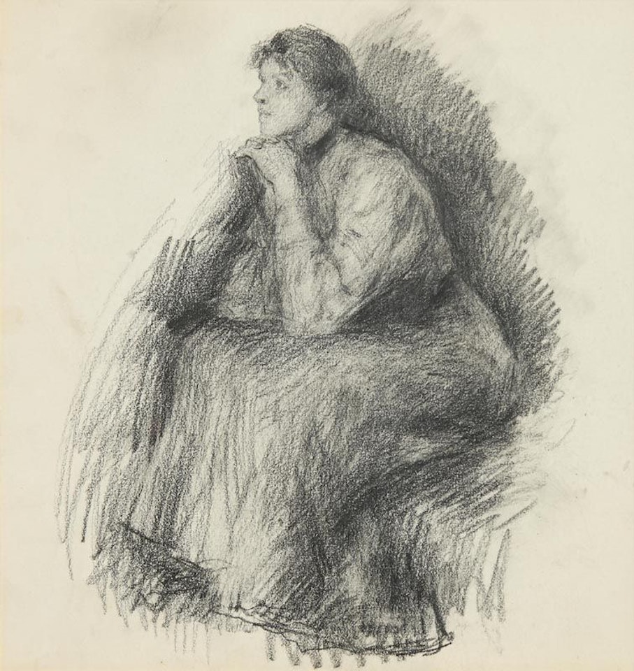 Portrait of Mary Elizabeth Walker by John Butler Yeats