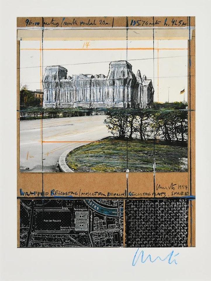 Christo and Jeanne-Claude, Reichstag, Berlin by Christo