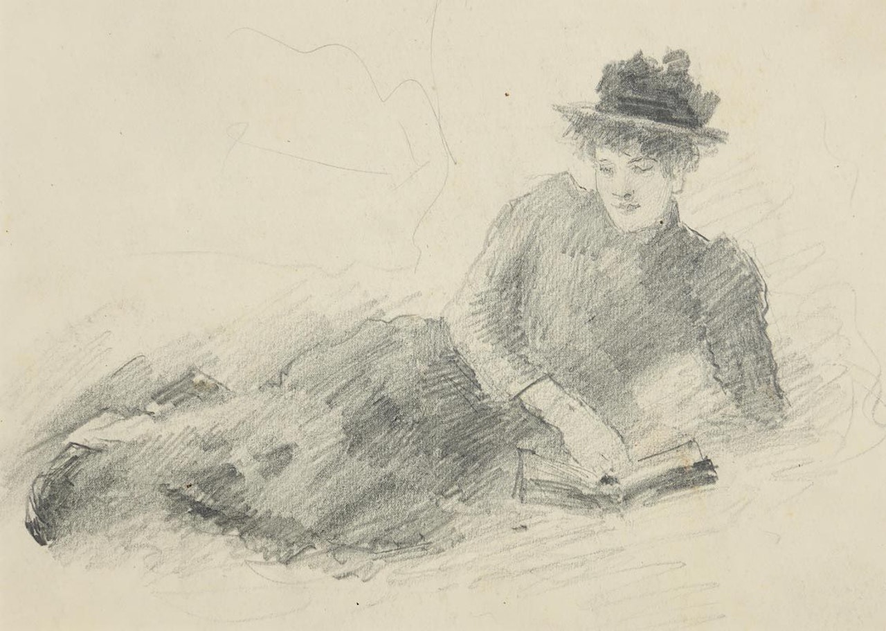 Reclining Lady by John Butler Yeats