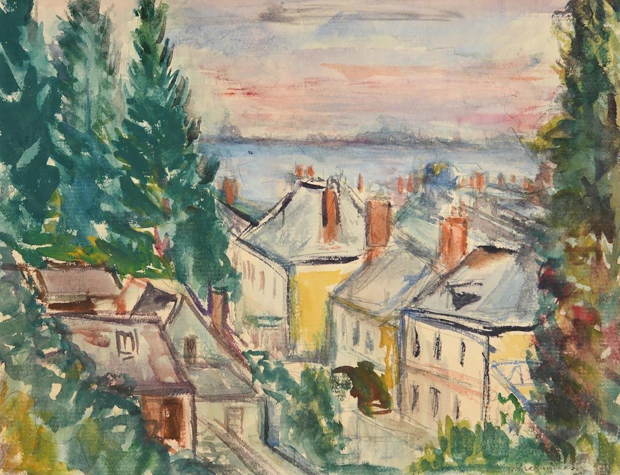 Rooftops, Howth by Norah McGuinness