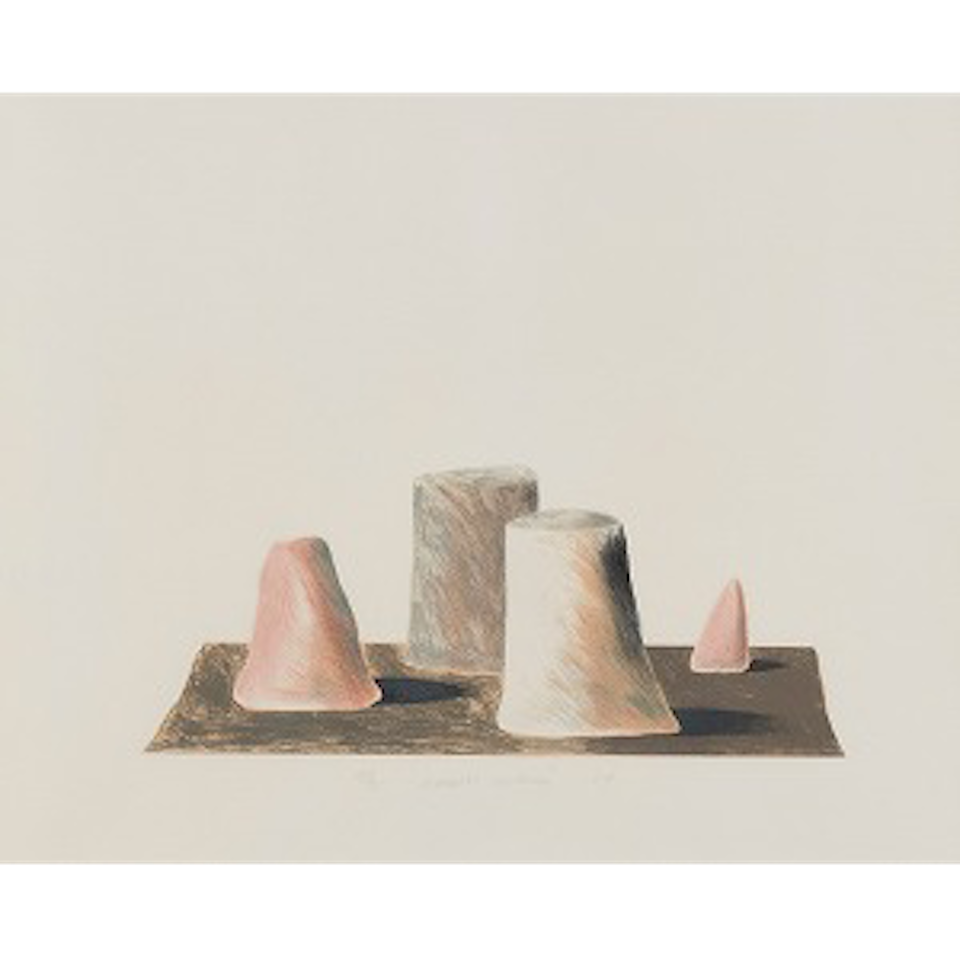 An imaginary landscape by David Hockney