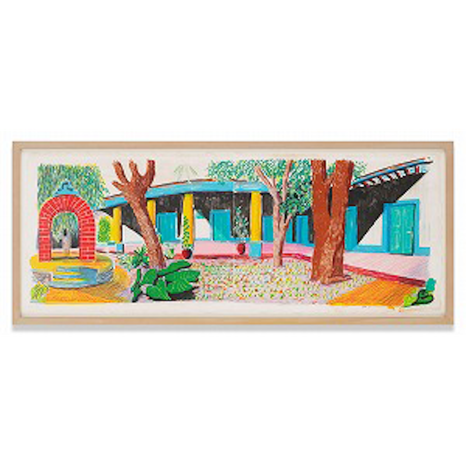 Hotel Acatlán: Second Day, from the "Moving Focus" Series (M.C.A.T. 270) by David Hockney