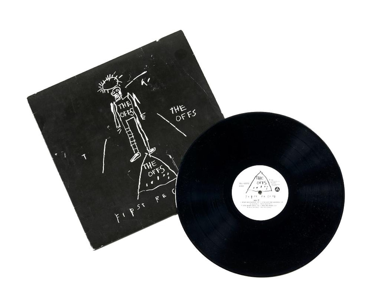 The offs First record by Jean-Michel Basquiat