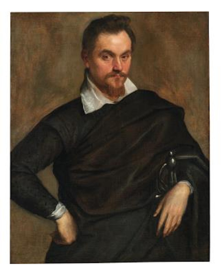 Portrait of a nobleman, three-quarter-length, with a sword by Jacopo Palma il Giovane