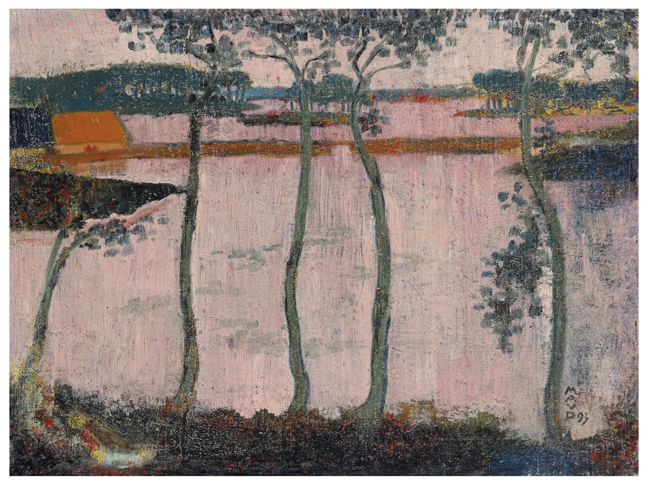 La Digue rouge à Loctudy by Maurice Denis