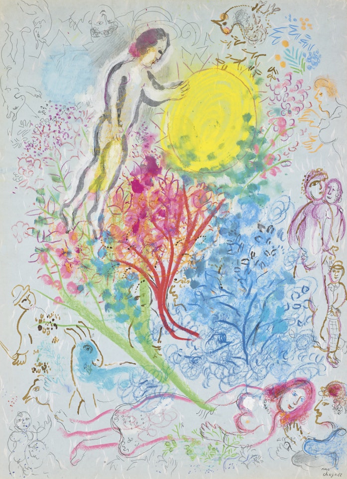 Soleil jaune by Marc Chagall