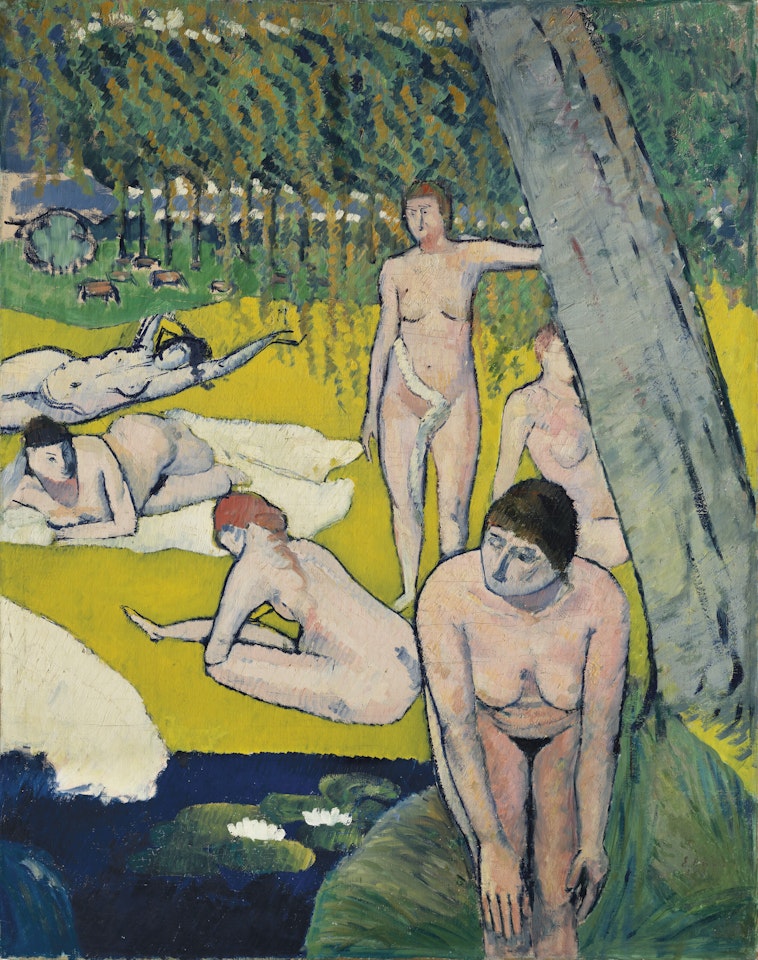 Baigneuses aux nénuphars by Emile Bernard