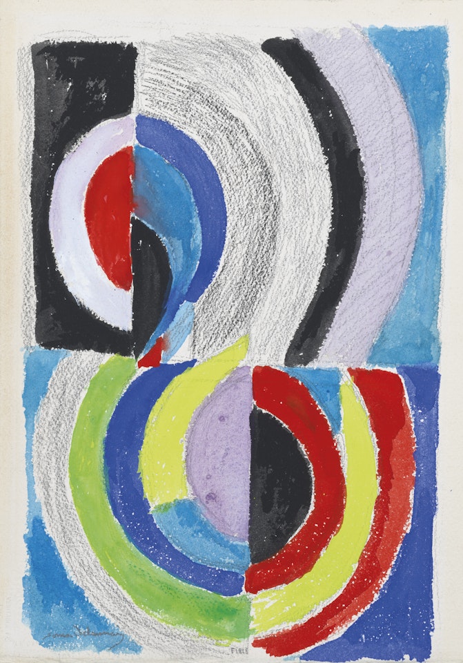 Rythmes-Couleurs no. 1818 by Sonia Delaunay