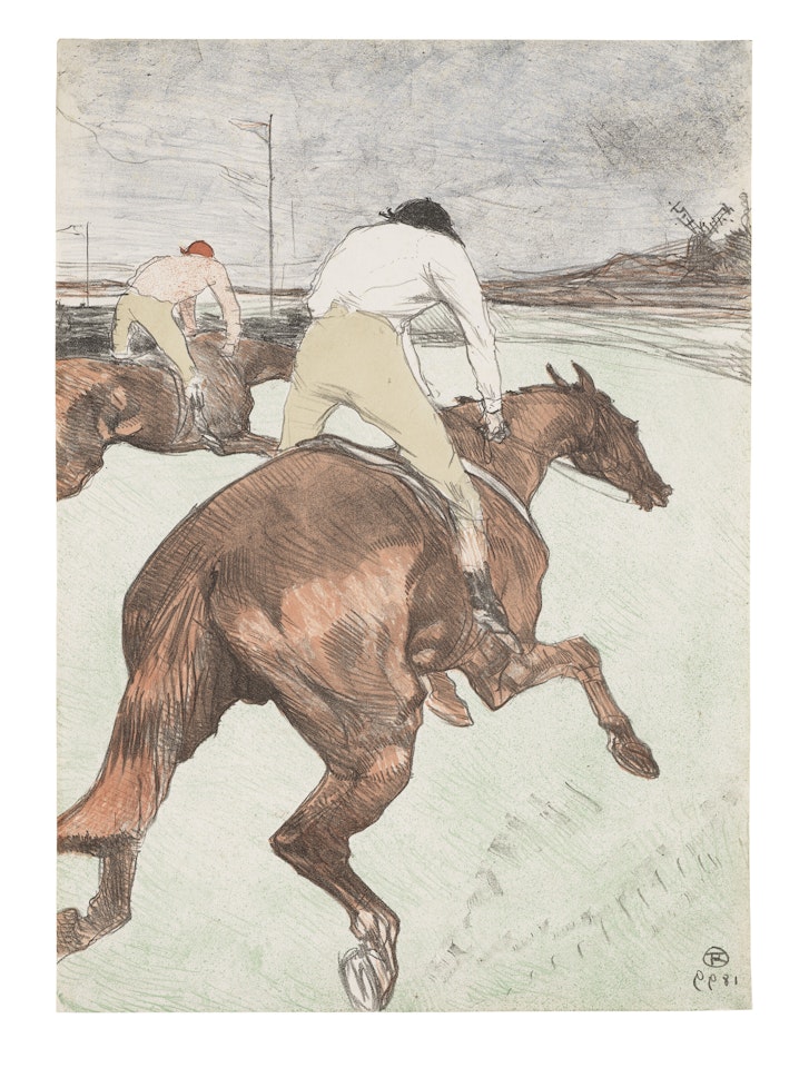 Le jockey by Henri de Toulouse-Lautrec