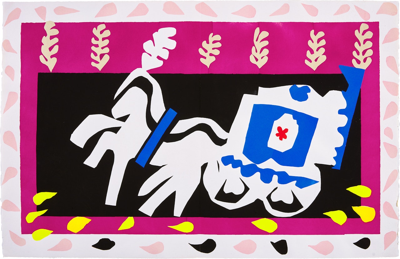 L'Enterrement de Pierrot (Pierrot's Funeral), plate 10 from Jazz (D. 22) by Henri Matisse