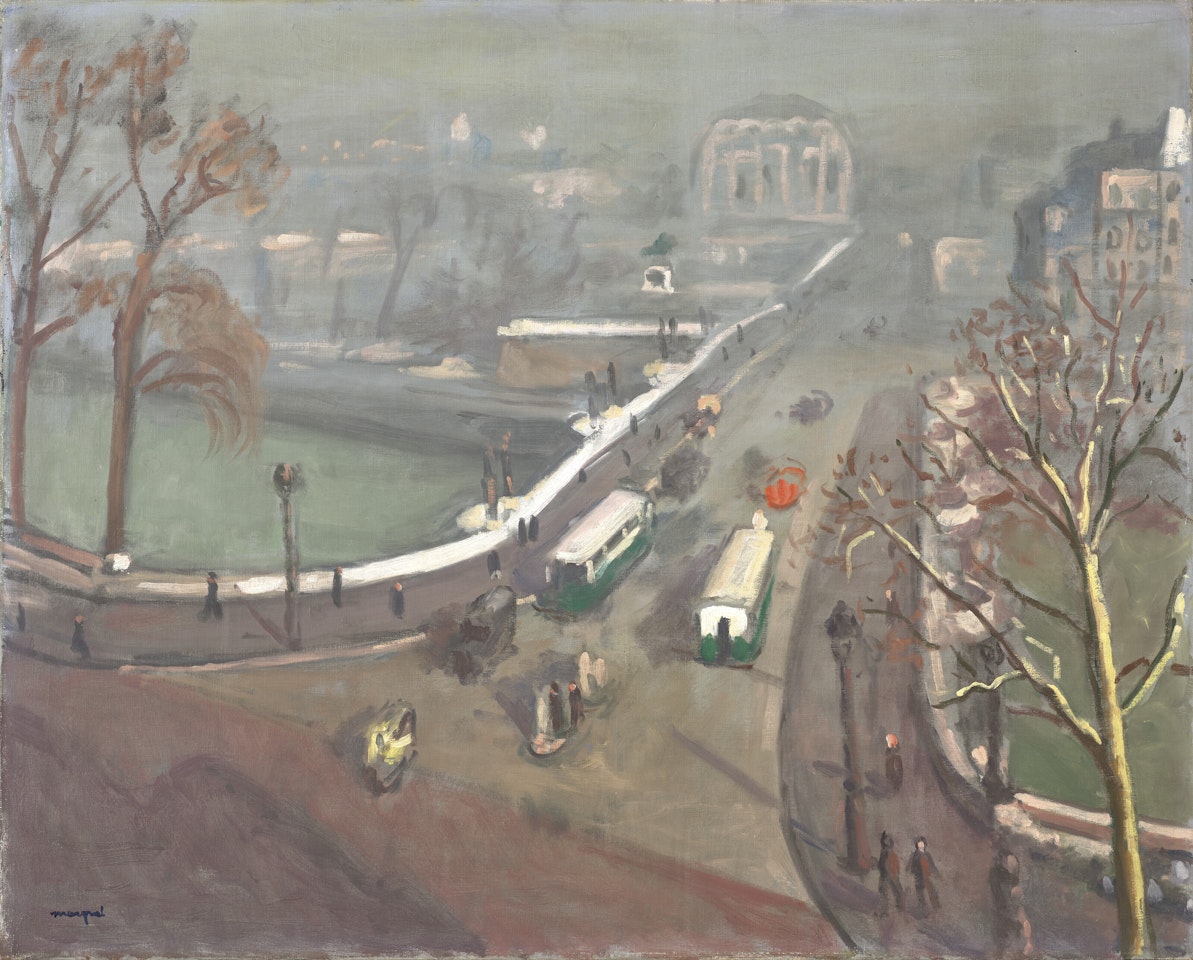 Pont-Neuf, brume d’automne by Albert Marquet