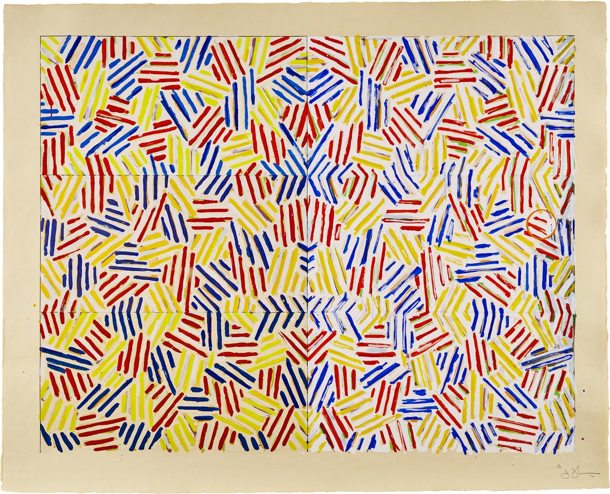 Corpse and Mirror (U.L.A.E. 169) by Jasper Johns