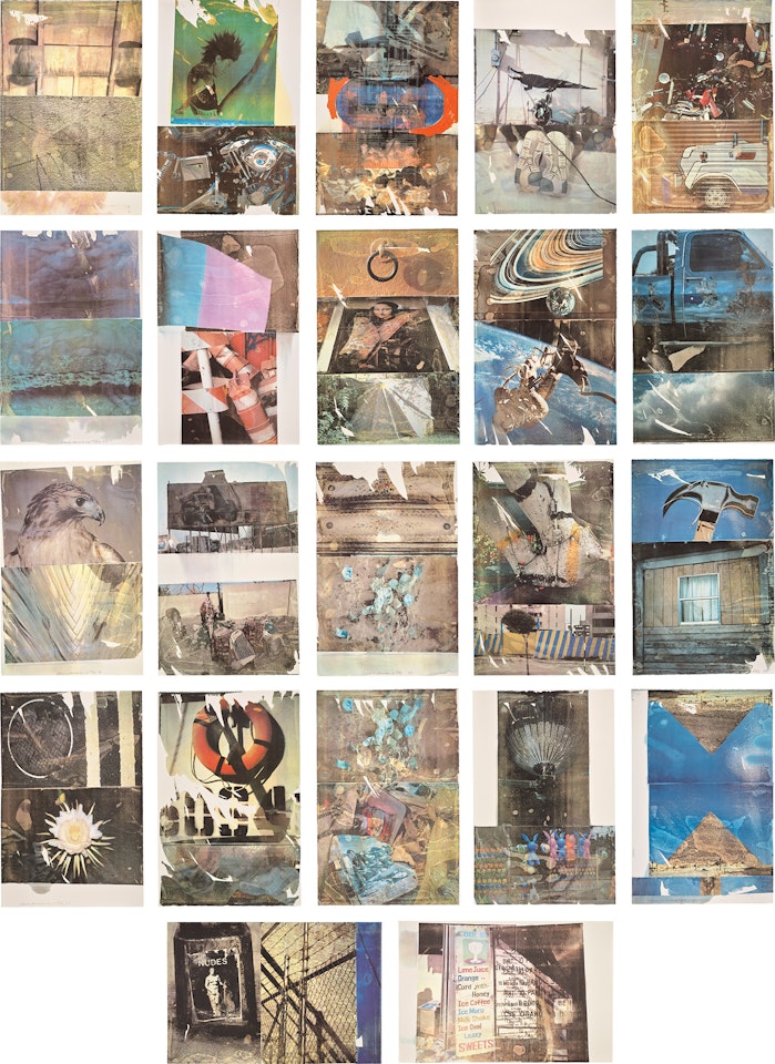 Tribute 21 by Robert Rauschenberg