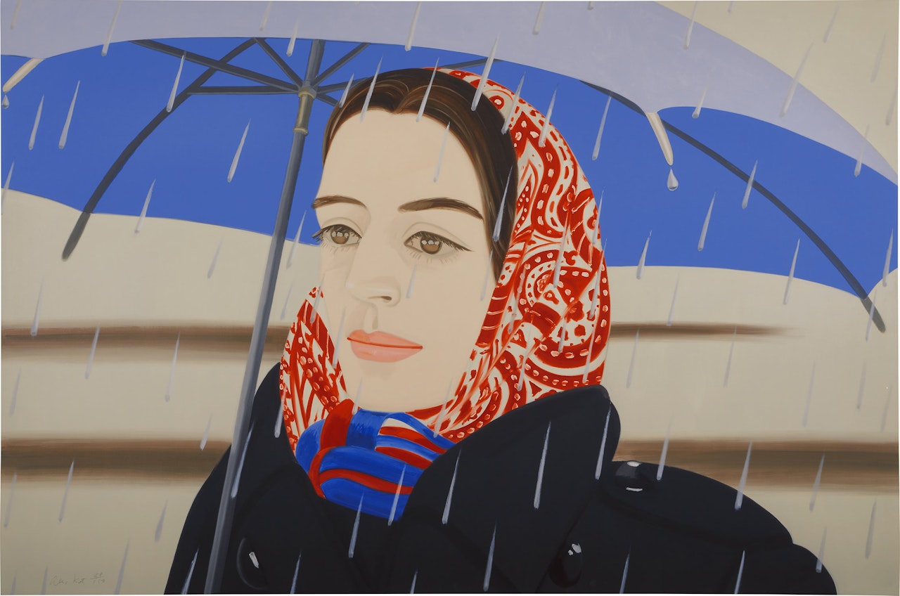Blue Umbrella 2 by Alex Katz