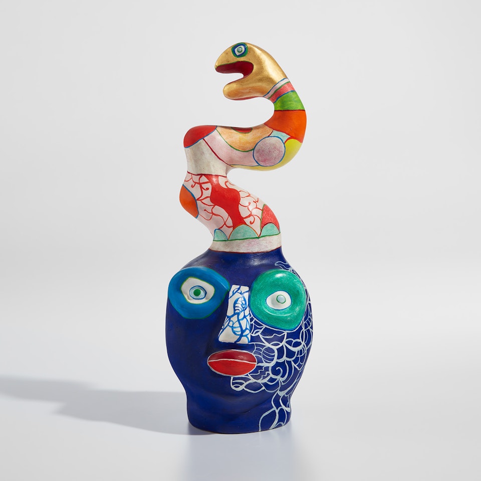 Head with Snake by Niki de Saint Phalle