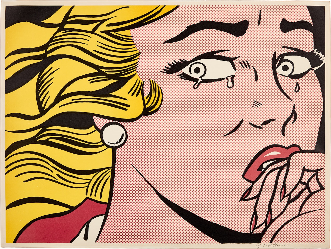 Crying Girl (C. II.1) by Roy Lichtenstein