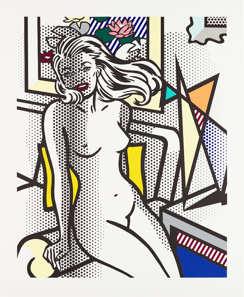 Nude with Yellow Pillow, from Nudes series (C. 283) by Roy Lichtenstein