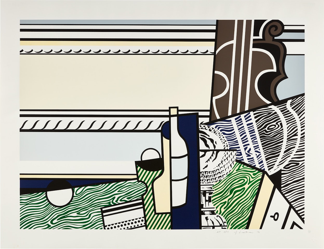 Still Life with Crystal Bowl (S. .07, C. 150) by Roy Lichtenstein