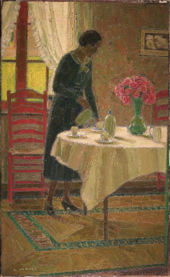 Claire dans un intérieur by Leon de Smet