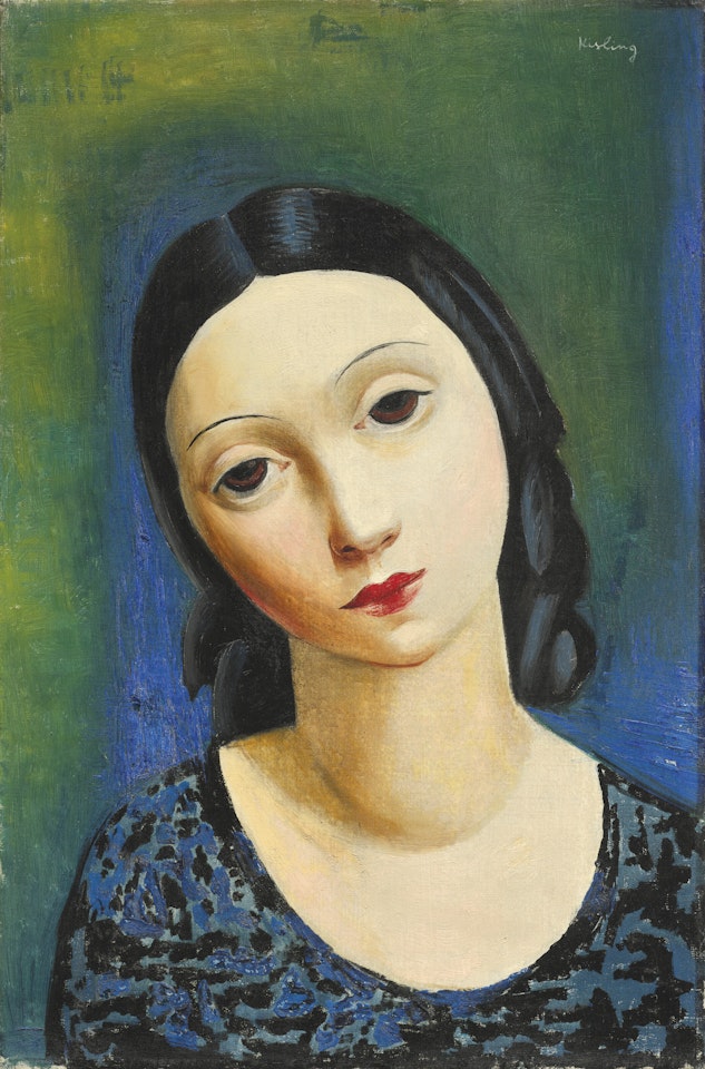 Tête de jeune fille by Moïse Kisling