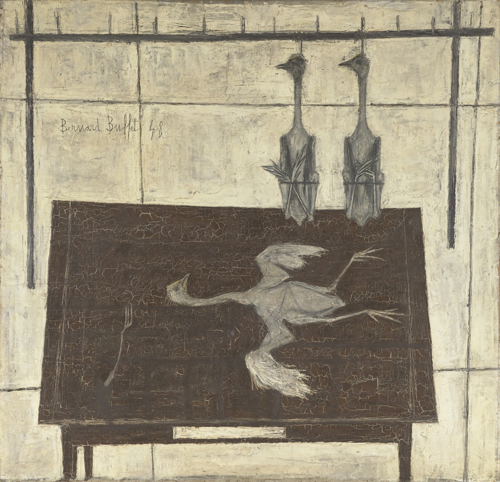 Nature morte avec poulets by Bernard Buffet