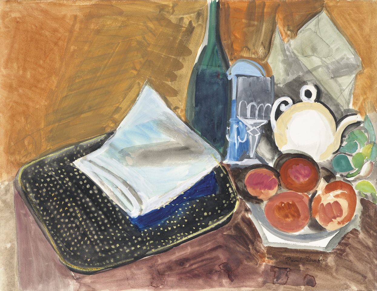 Nature morte à la théière by Raoul Dufy