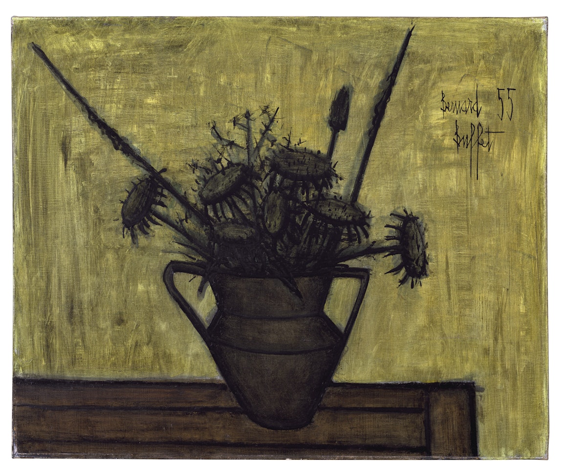 Chardons dans un vase by Bernard Buffet