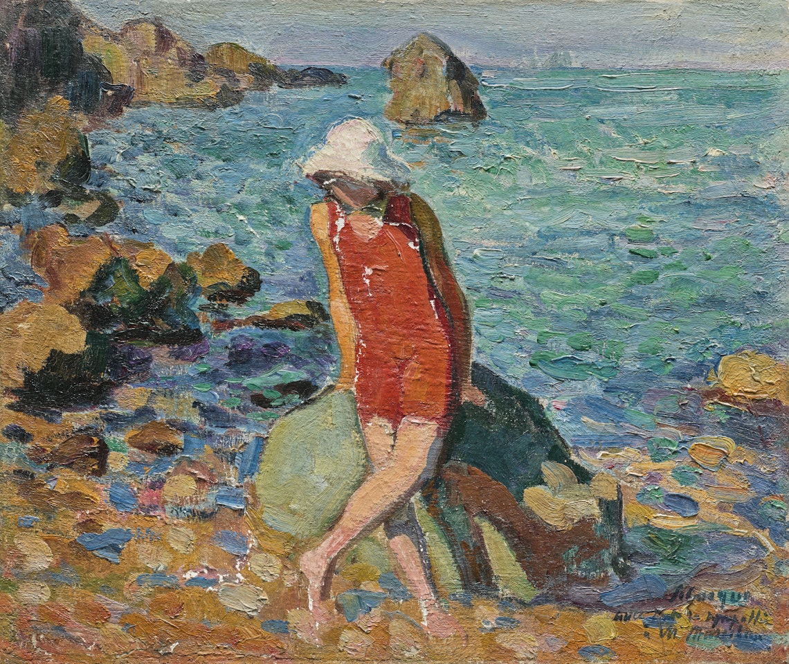 Nono au bord de la mer by Henri Lebasque