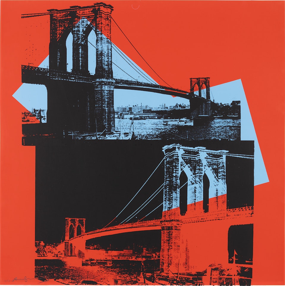 Brooklyn Bridge (F. & S. 290) by Andy Warhol