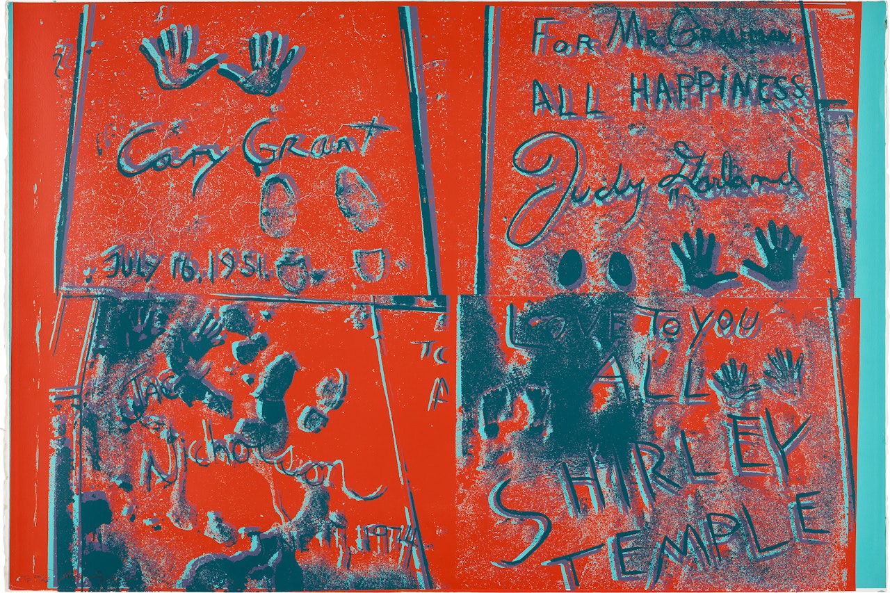 Sidewalk, from Eight by Eight to Celebrate the Temporary Contemporary (F. & S. 304) by Andy Warhol