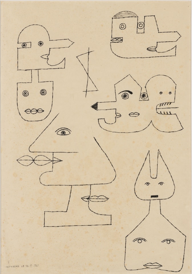 Têtes by Victor Brauner
