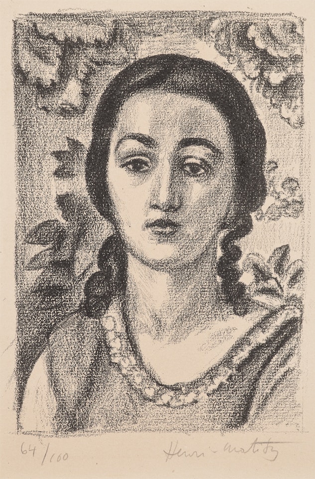 Jeune fille aux boucles brunes (Girl with Brown Curls) (D. 448) by Henri Matisse