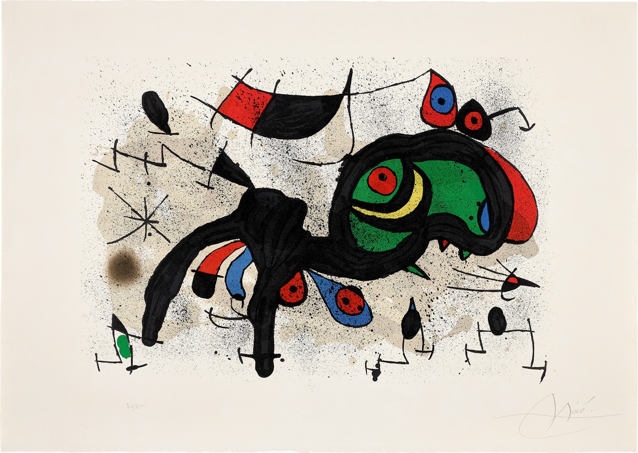 Le Bélier fleuri (The Flowery Ram) (M. 739, see C. bks. 145) by Joan Miró