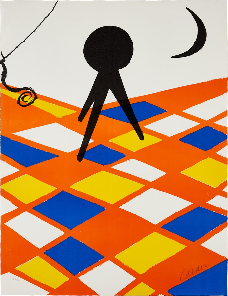 Tabouret à trois pieds (Stool with Three Legs) by Alexander Calder