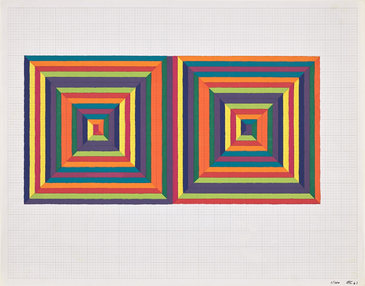 Fortin de las Flores, from Ten from Leo Castelli (A. I.B) by Frank Stella