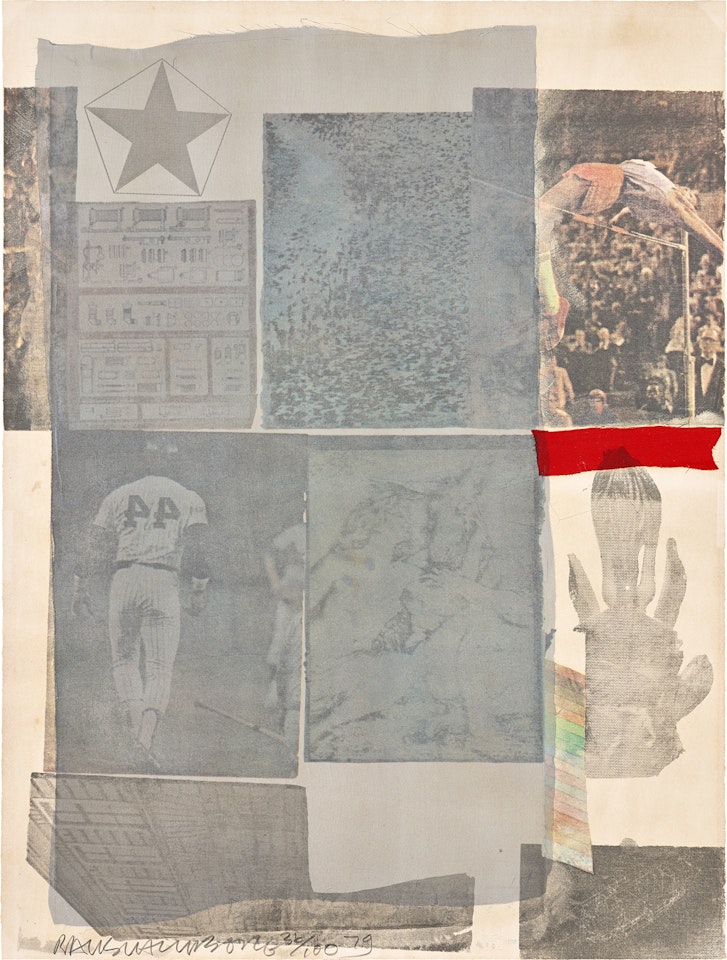 Back Out, from Suite of Nine Prints (S. .31) by Robert Rauschenberg