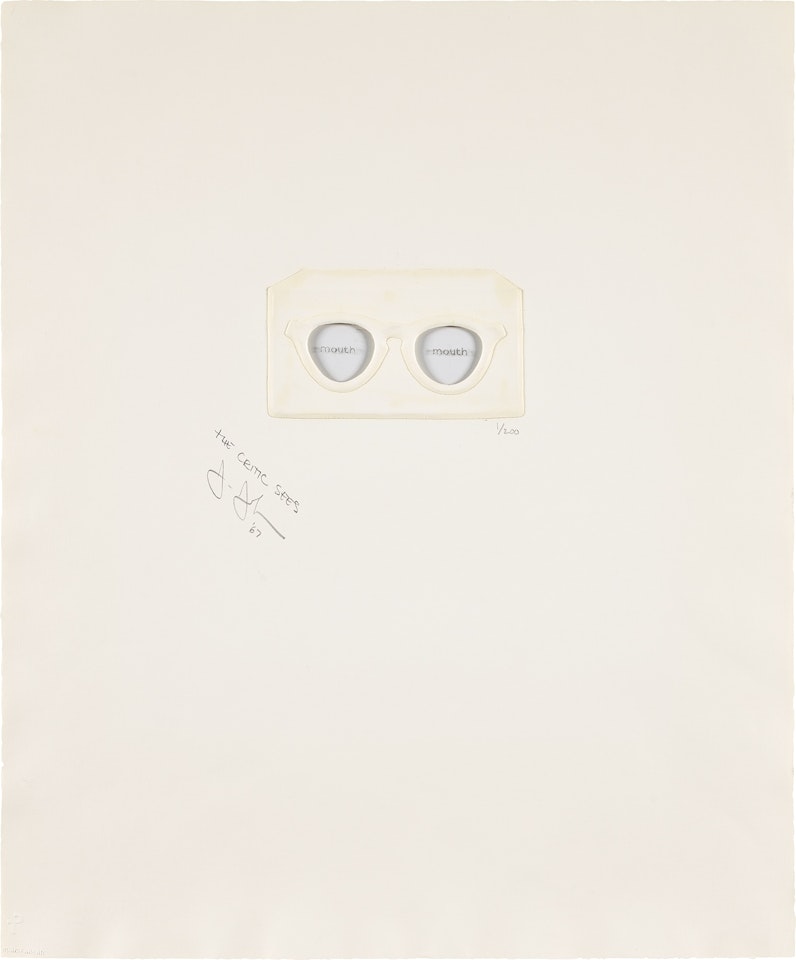 The Critic Sees, from Ten from Leo Castelli (U.L.A.E. 39) by Jasper Johns